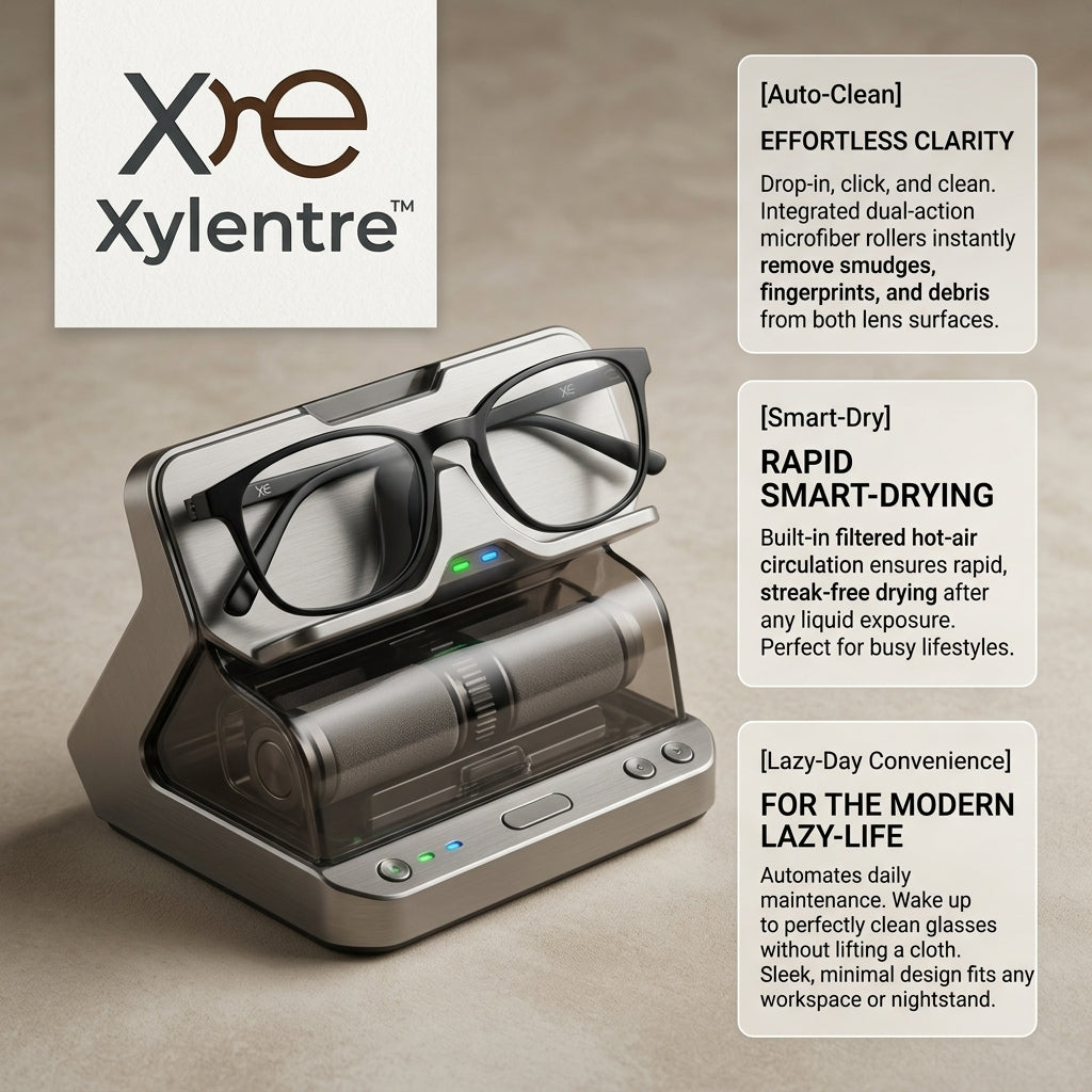 Xylentre™ SmartDry Auto-Clean Glasses Dock